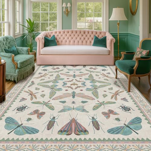 Sage Green Rugs for Bedroom Under Bed (54 Sq Ft)