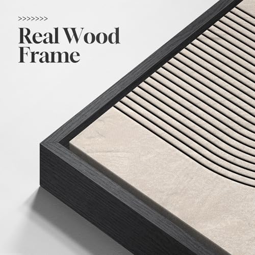 Framed Boho Neutral Minimalist Abstract Wall Art (3 Count)