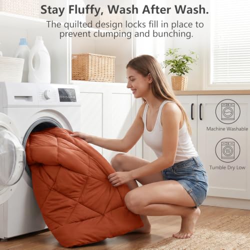 Full Size Comforter Sets Burnt Orange