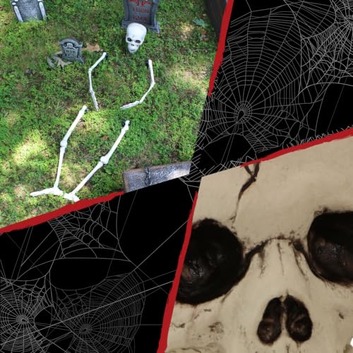Ground Breaking Skeleton Stakes Spooky Halloween Decoration (34" Skeleton Groundbreaker)