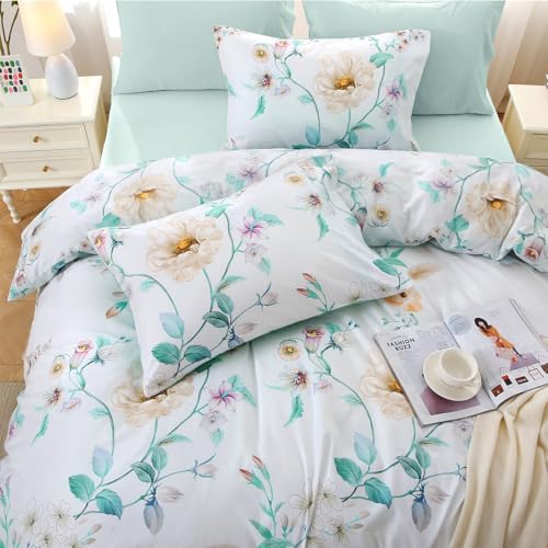 Green Branch Bed in a Bag King 7 Pieces
