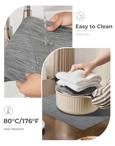 Grey Placemats (6 Count)