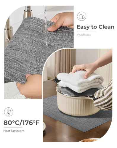 Grey Placemats (8 Count)