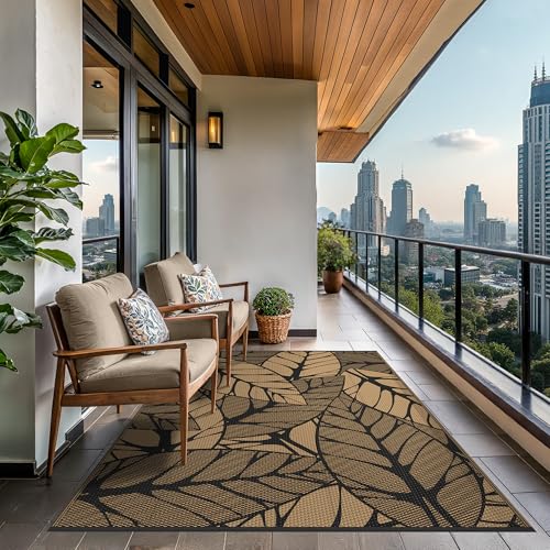 Outdoor Rug Waterproof Plastic Rugs for Patio (54 Sq Ft)