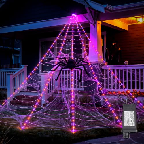 Halloween Decorations Outdoor (Orange & Purple)