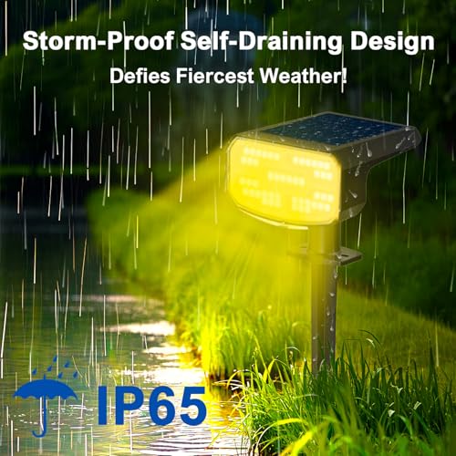 Solar Spot Lights Outdoor Waterproof (8 Count)