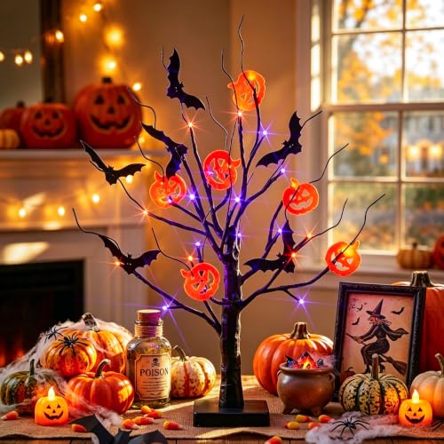 Halloween Decorations Indoor Halloween Tree Black Spooky Tree