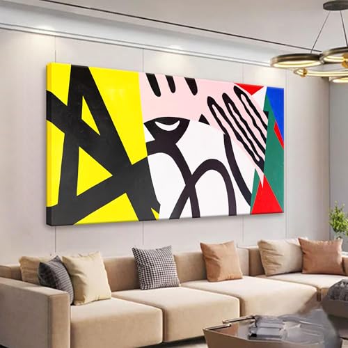 Abstract Colorful Wall Art Painting Canvas Art Wall Decor 20x40