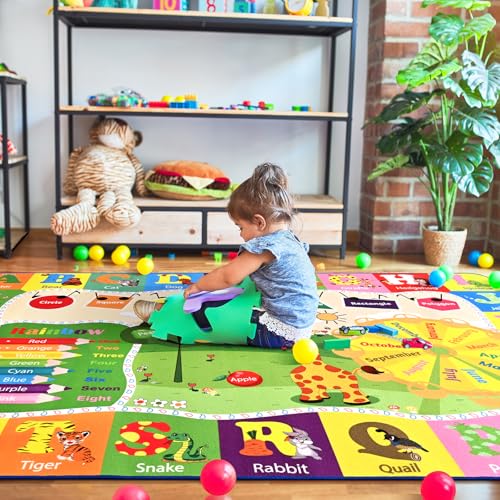 BENRON 4x6 Kids Rug for Playroom Classroom