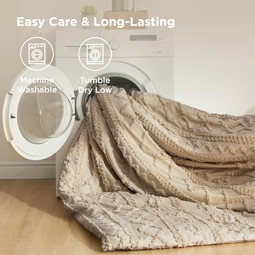 Tufted Boho Comforter Set Full Size