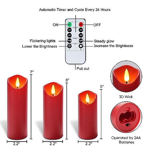 Christmas Flameless Candles (9 Count)