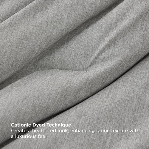 Queen Comforter Set Dark Grey