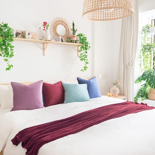 Decorative Throw Pillow Covers Cushion Cases (4 Count)