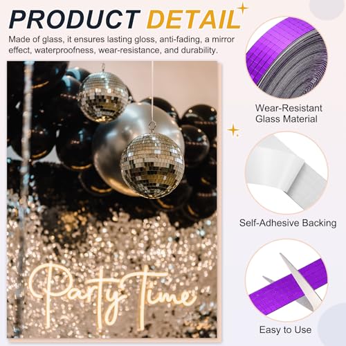 5x5mm Self Adhesive Mirrors Mosaic Tiles (10000 Count)