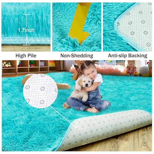 Soft Fluffy Rug for Living Room Bedroom