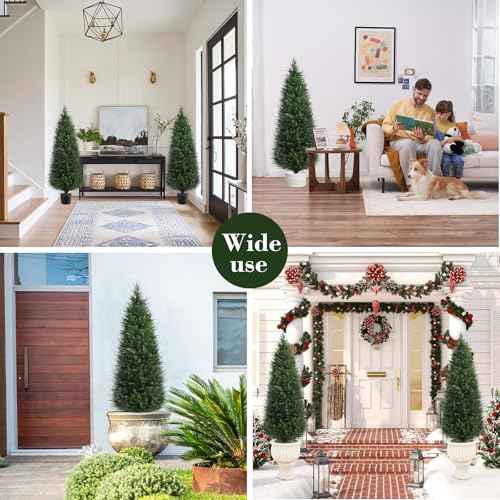 2Pack 4FT Artificial Cedar Tree (2 Count)