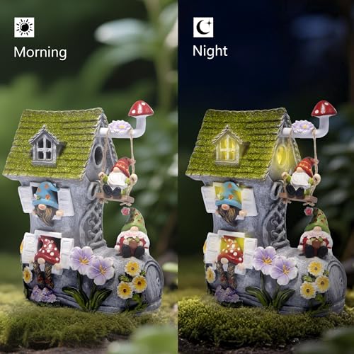 Spring Solar Gnomes Garden Decor
