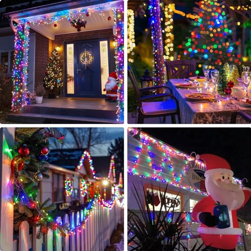 132ft 400 LED Christmas Lights Indoor Outdoor Waterproof (132 Foot)