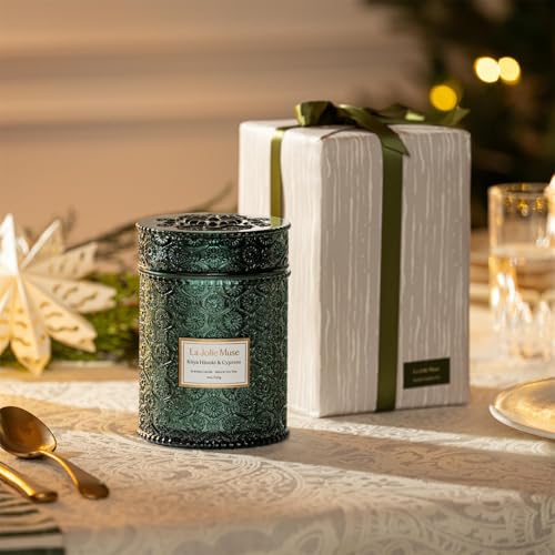 Pine & Hinoki Cypress Scented Candles for Home
