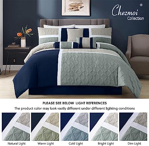 Upland 7 Piece Quilted Patchwork Comforter Set