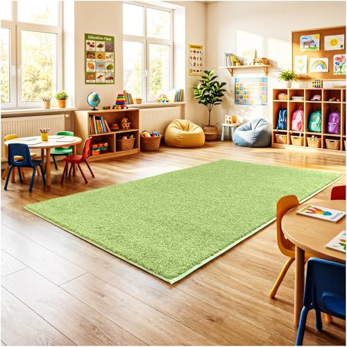 Soft & Colorful 6' x 6' Kids Classroom Area Rug