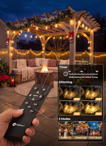 100FT Solar String Lights Outdoor
