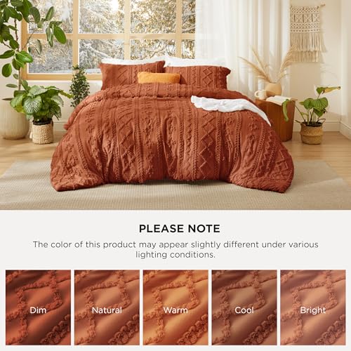 Tufted Boho Comforter Set Full Size