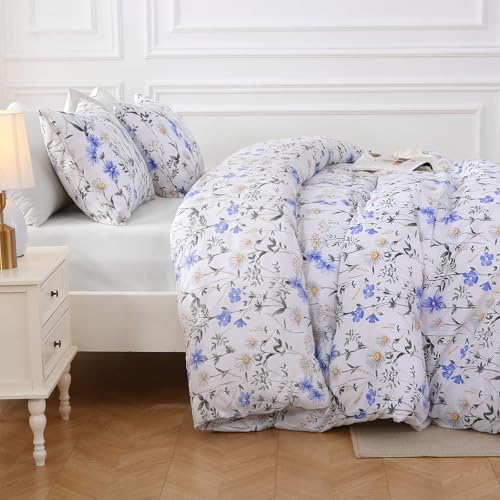Blossom Blue Full Comforter Set