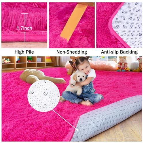Soft Fluffy Rug for Living Room Bedroom