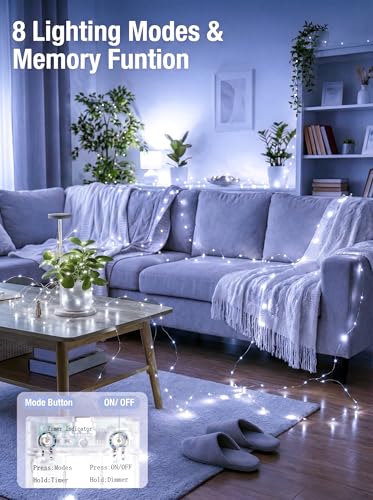 4 Pack Fairy Lights Battery Operated