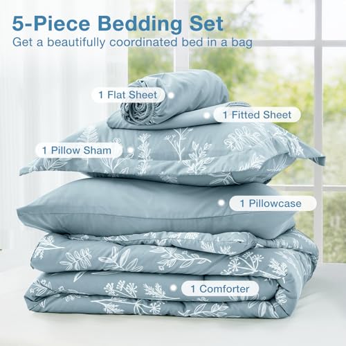 Mineral Blue Twin Comforter Set