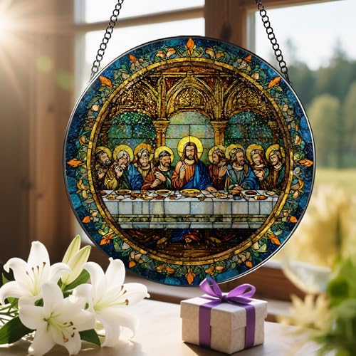 8 Inch the Last Supper Suncatcher Ornament