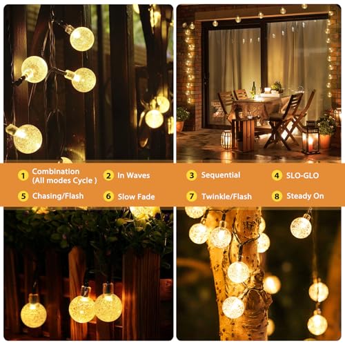 Outdoor Solar String Lights (2 Count)