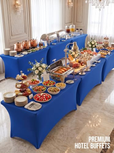 Bulk 10 Pack 6Ft Tablecloths for Hotels (10 Count)