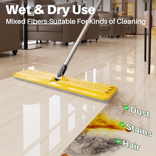 17.7 Inch Microfiber Mop Replacement Pads (2 Count)