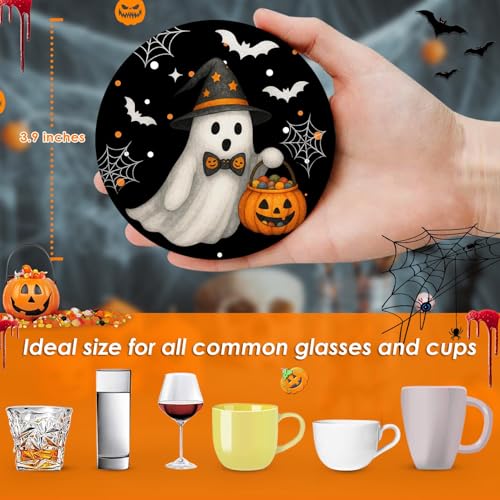 Halloween Coasters for Drinks (6 Count)