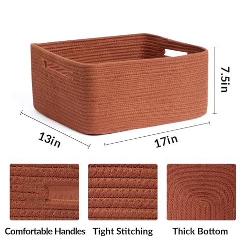 Large Storage Baskets for Organizing (4 Count)
