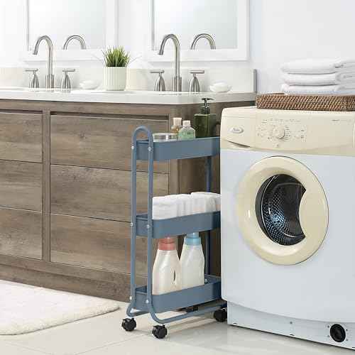 Slim Rolling Storage Cart