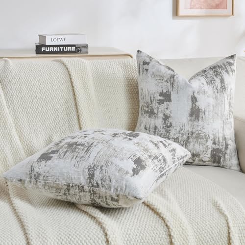 Pack of 2 Faux Cashmere Throw Pillow Covers 12x20 Inch (2 Count)
