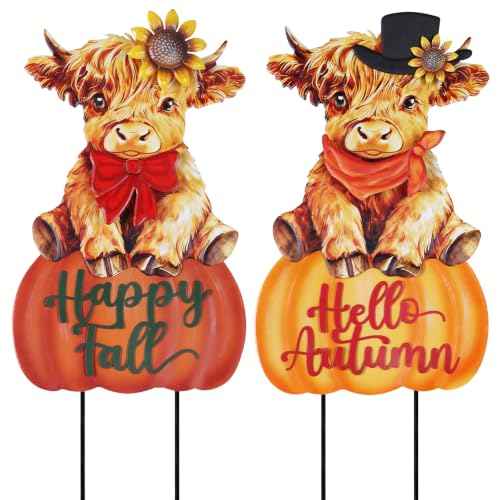Fall Decorations for Home Outdoor (2 Count)