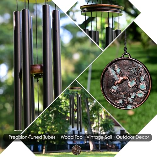 Vintage Wind Chimes for Outside Deep Tone