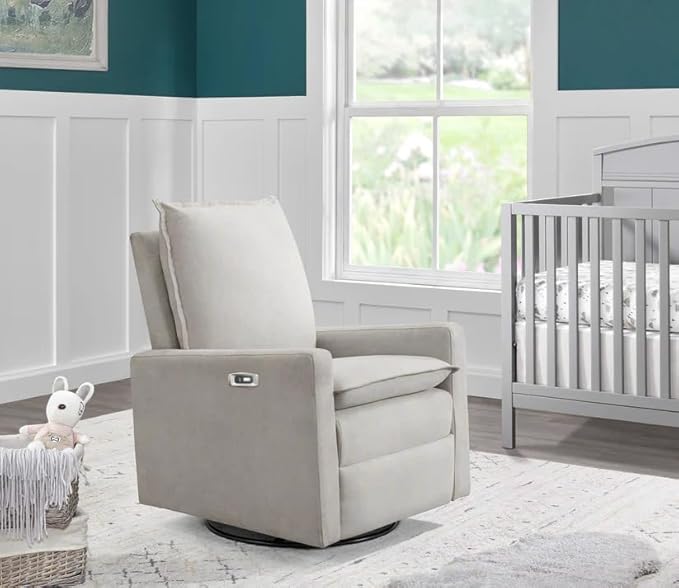 Oxford Baby Uptown Power Recliner/Glider, Sand
