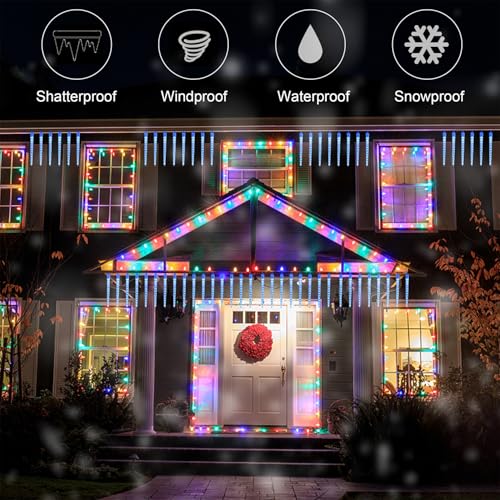 16 Icicles Meteor Shower Lights (16 Count)