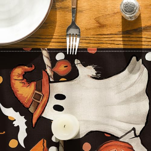 210 GSM Halloween Table Runner Home Party Decor 13x60 Inch (5.42 Sq Ft)