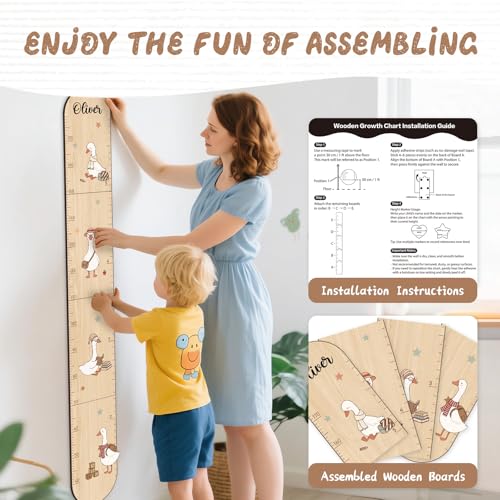 Personalized Name Growth Chart for Wall