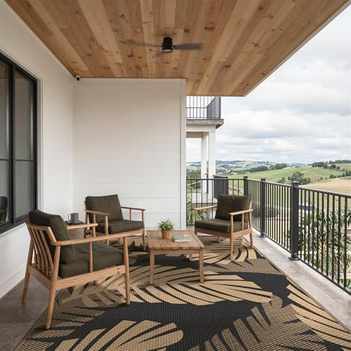 Outdoor Rug Waterproof Plastic Rugs for Patio (108 Sq Ft)
