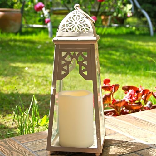 4" x 6" Large Outdoor Flameless Candles with Remote and Timer Waterproof