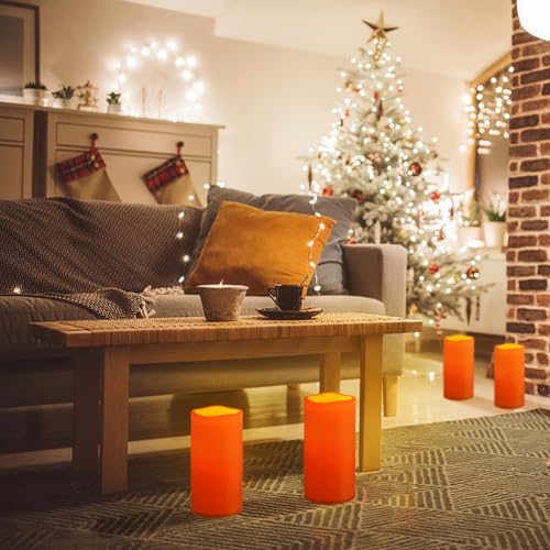 8" x 4" Large Outdoor Flameless Candles (2 Count)