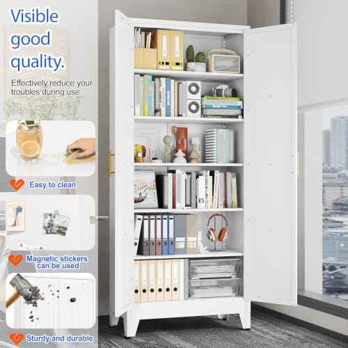 74.8" Tall Kitchen Pantry Cabinet