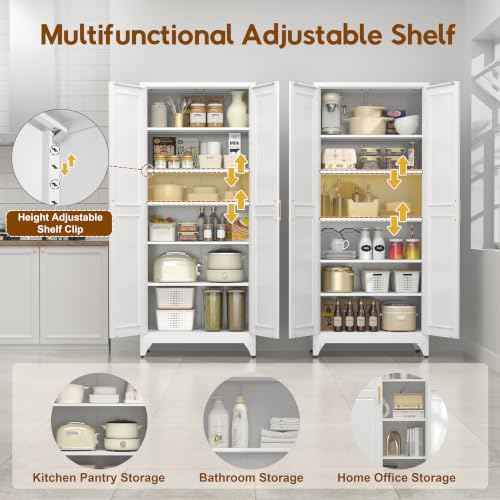 75" Kitchen Pantry Cabinet
